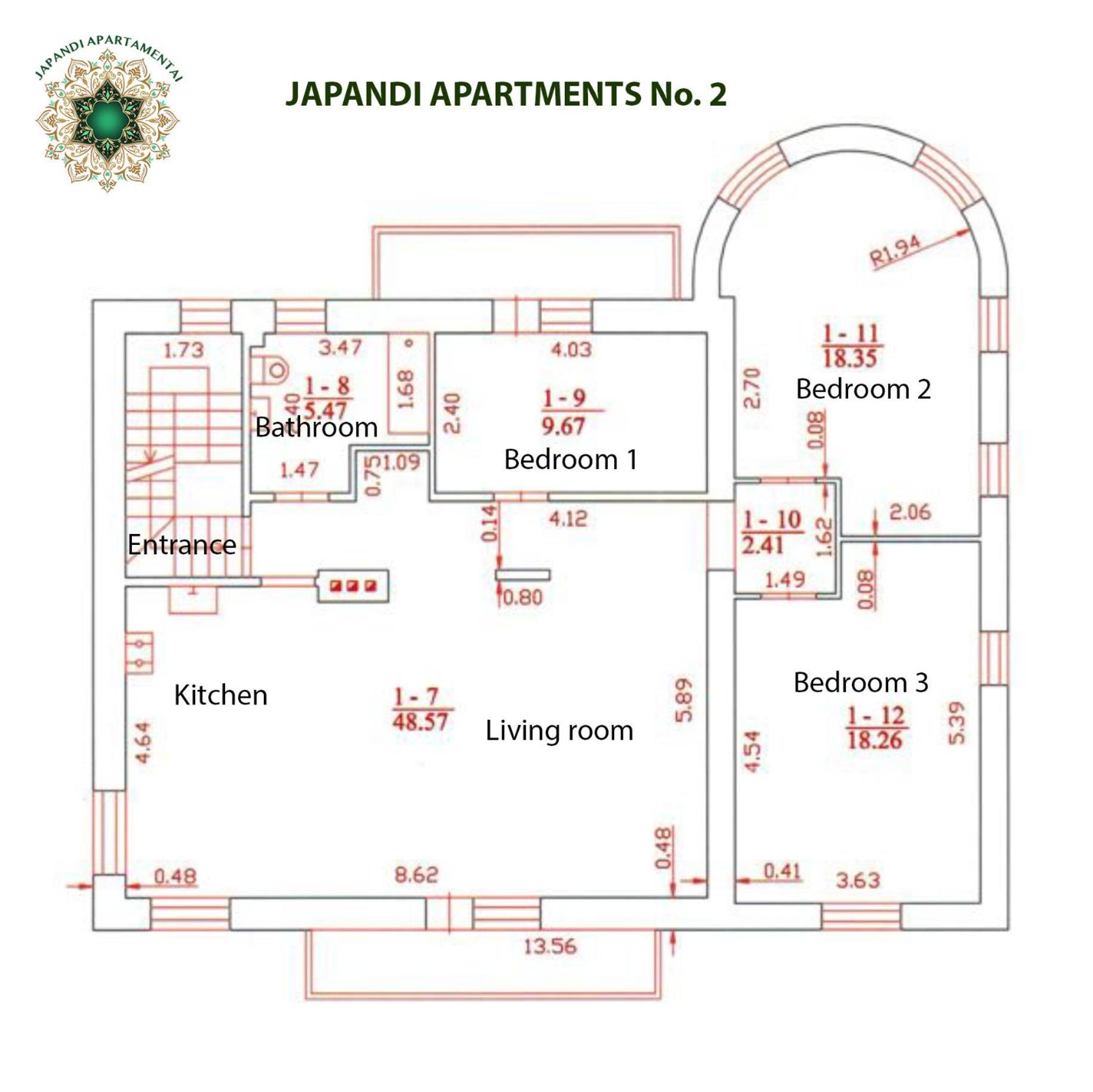 Japandi Apartamentai Kaunas Exterior photo